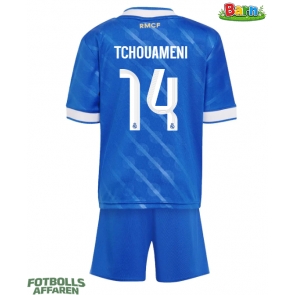 Real Madrid Aurelien Tchouameni #14 Tredjeställ Barn 2025-26 Kortärmad (+ Korta byxor)